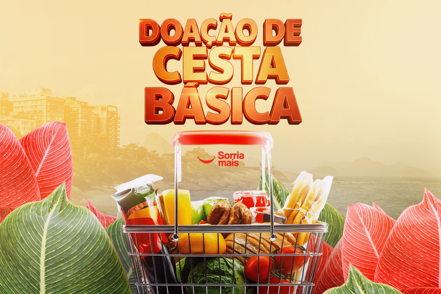Inscrição Doação de Cesta Básica | Participe da Campanha Sorria Mais 1 Doação de Cesta Básica – Sorria Mais