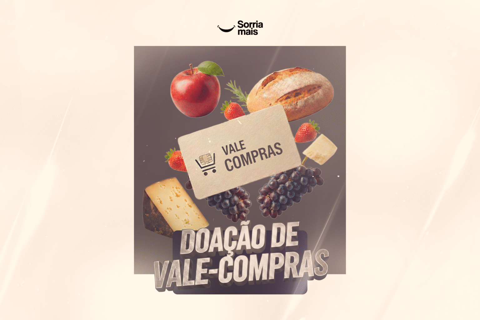 Como participar da Doação de Vale-Compras do Sorria Mais 1 Doação de Vale-Compras – Sorria Mais